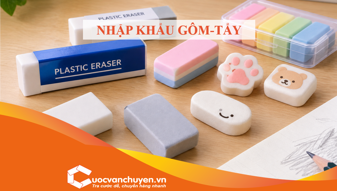 Thủ Tục Nhập Khẩu Gôm - Tẩy