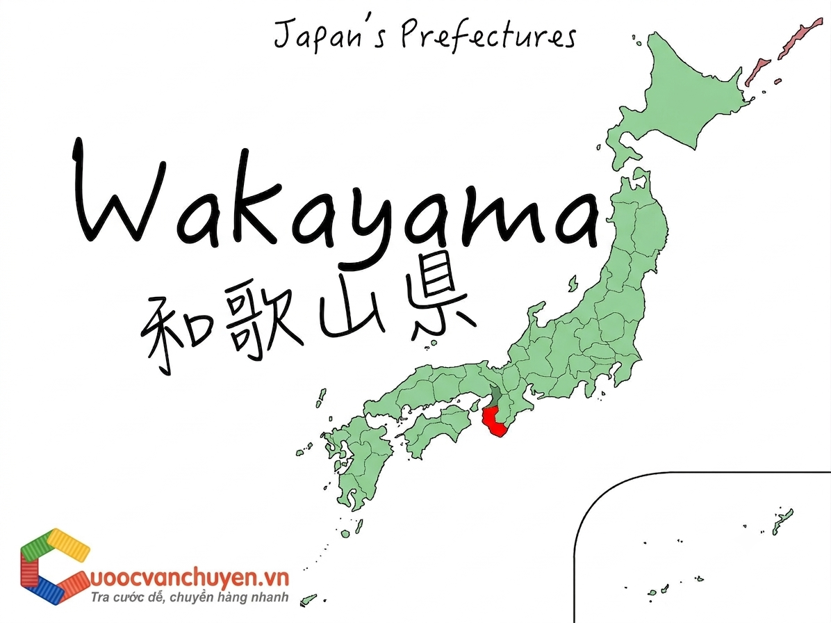 Giá Cước Vận Tải Từ Hồ Chí Minh Đi Wakayama, Nhật Bản