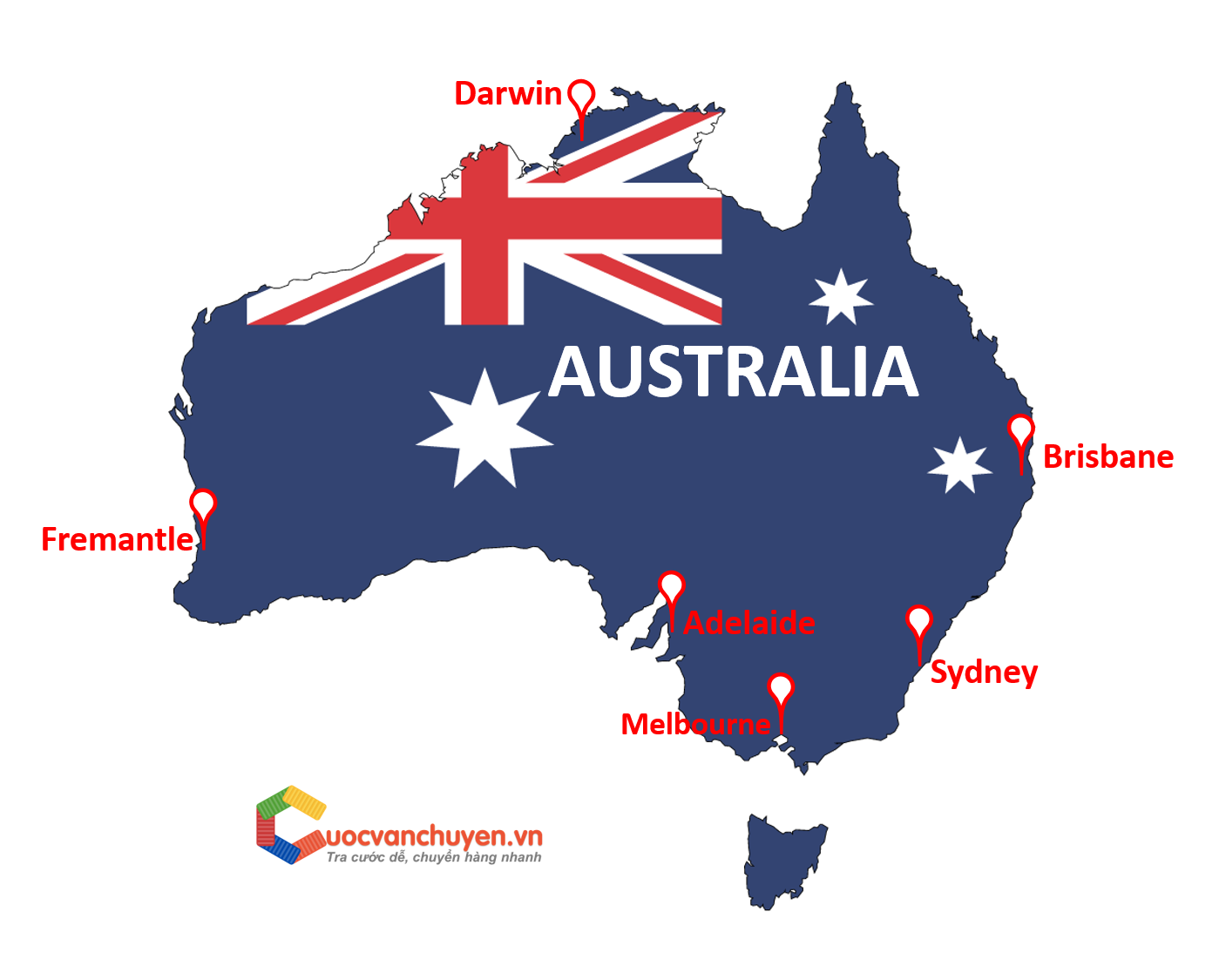 Danh Sách Các Cảng Biển Tại Úc (Australia)