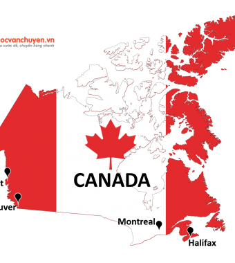 BẢNG GIÁ CƯỚC CHUYỂN PHÁT NHANH HÀNG HÓA TỪ VIỆT NAM ĐI CANADA 