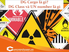 DG CARGO (HÀNG NGUY HIỂM) LÀ GÌ? DG CLASS, UN NUMBER LÀ GÌ?