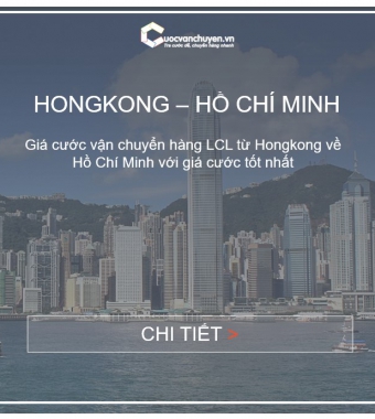 GIÁ CƯỚC VẬN CHUYỂN HÀNG LẺ TỪ HONGKONG VỀ VIỆT NAM