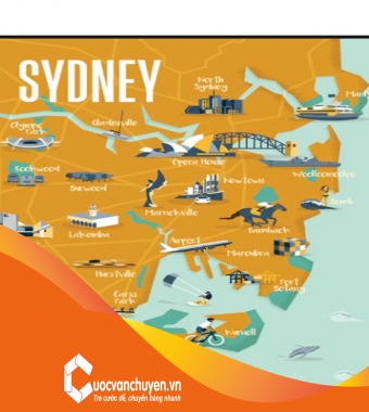 GIÁ CƯỚC VẬN TẢI HÀNG KHÔNG TỪ VIỆT NAM ĐI SYDNEY, ÚC