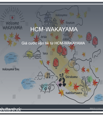 GIÁ CƯỚC VẬN TẢI TỪ HỒ CHÍ MINH ĐI WAKAYAMA, NHẬT BẢN