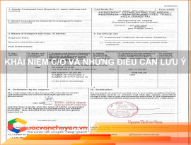 KHÁI NIỆM C/O VÀ NHỮNG ĐIỀU CẦN LƯU Ý 