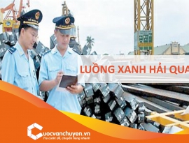 LUỒNG XANH TRONG KHAI BÁO HẢI QUAN