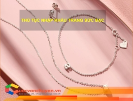 Thủ Tục Nhập Khẩu Trang Sức Bạc